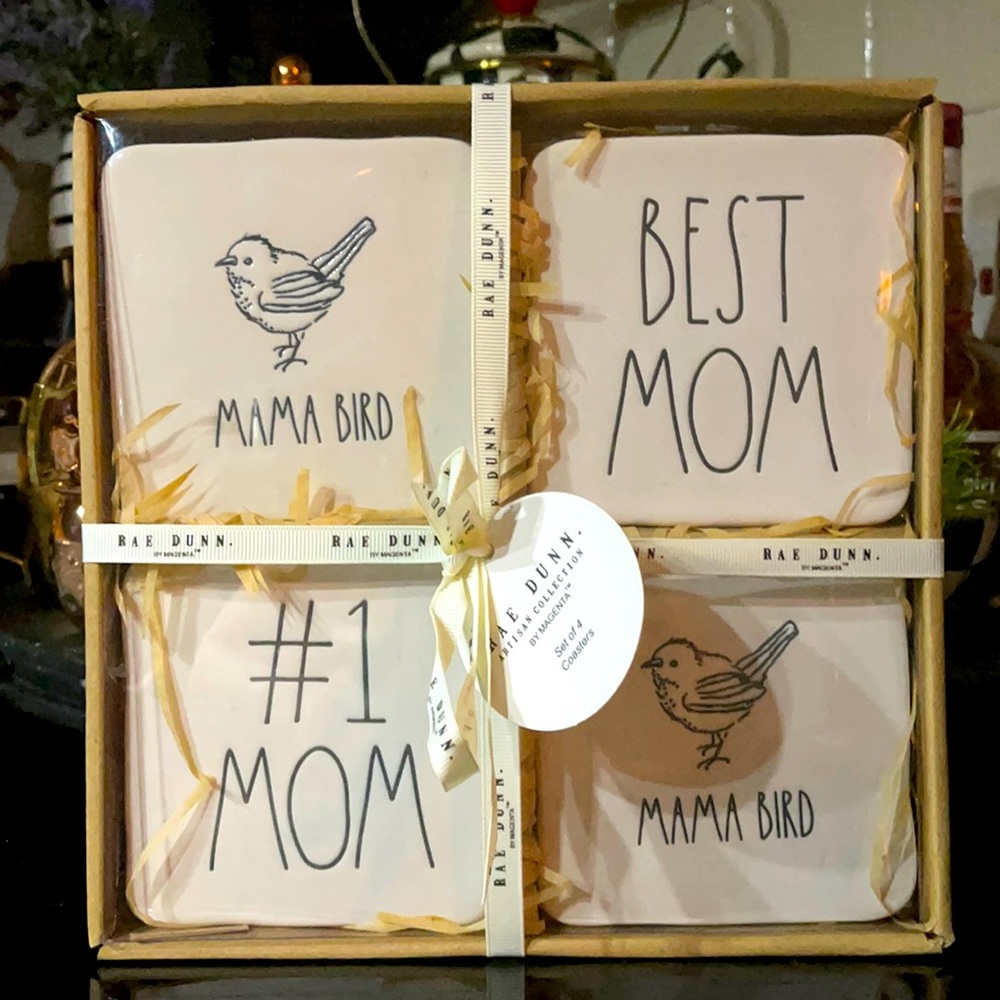 Rae Dunn Mother’s Day Coasters Set